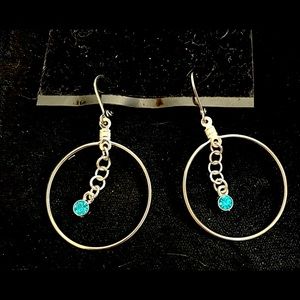 💎4 for $20💎 Handmade Silver Tone Rhinestone Earrings w Leverbacks